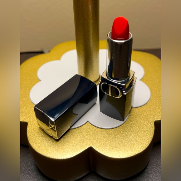 Dior Other - NIB Dior Mini Couture lipstick floral lip care Long wear 0.05 oz SATIN